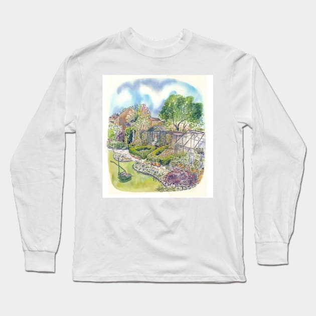 Garden Portrait Long Sleeve T-Shirt by IanMitchellart